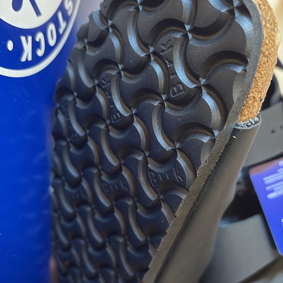 New In Box Birkenstock Milano Vegan Birko-Flor On Triples Black 8/39 Med/Narrow - Picture 12 of 16